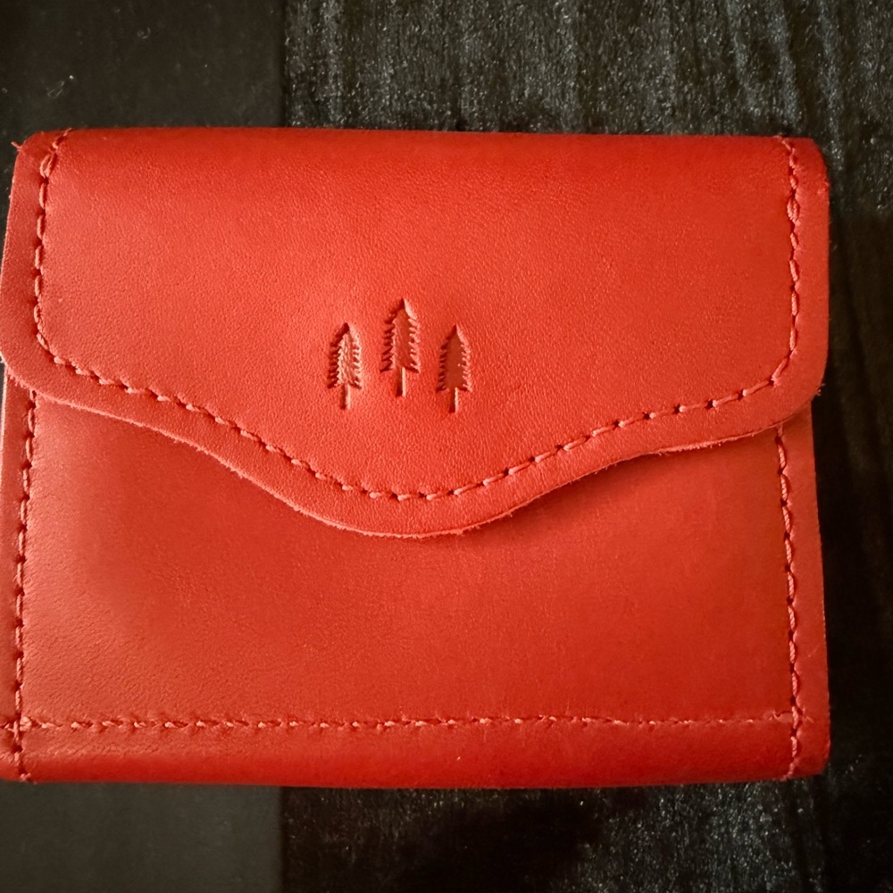 Red small Bozeman wallet